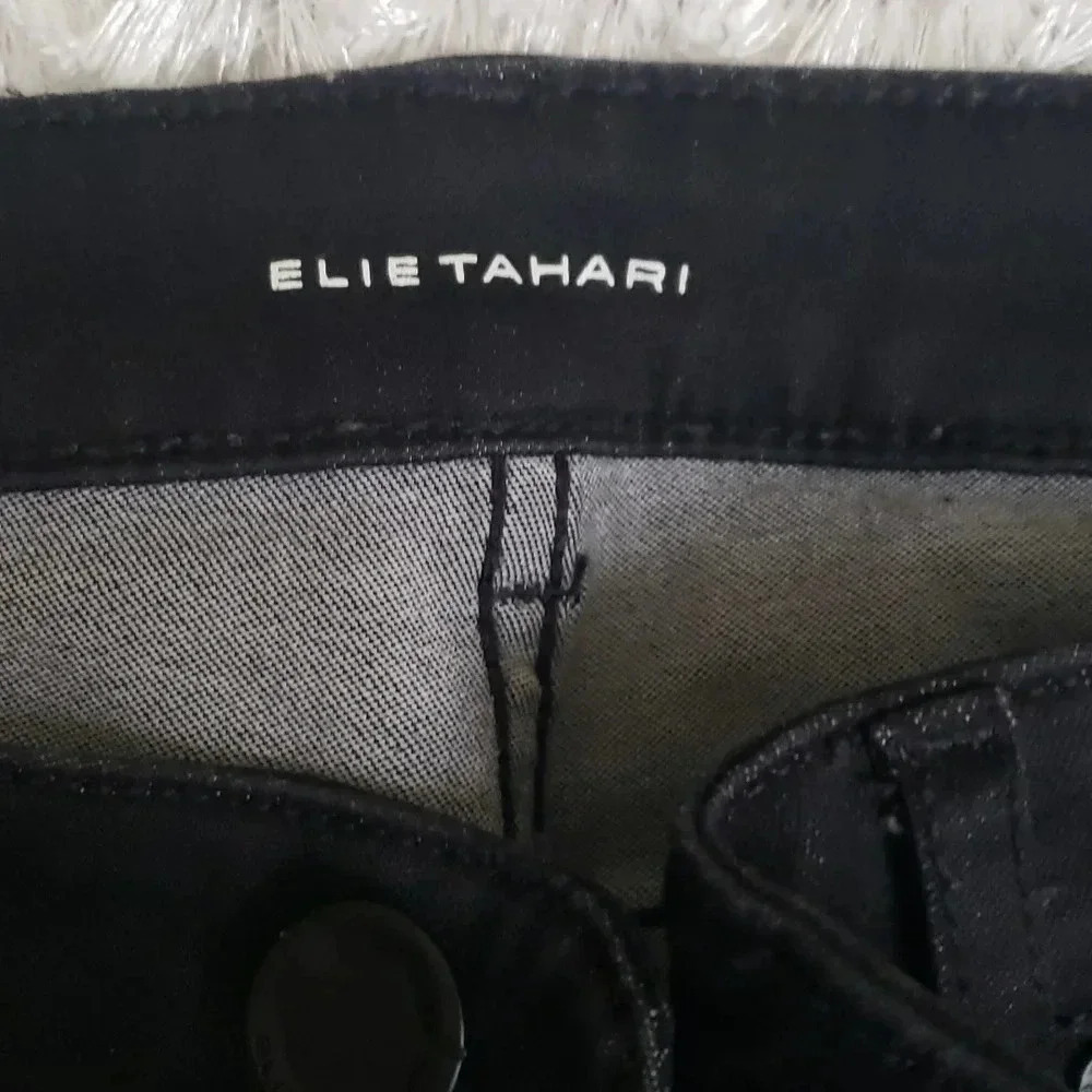 ELIE Tahari denim pants size 27 NWOT - Picture 5 of 7